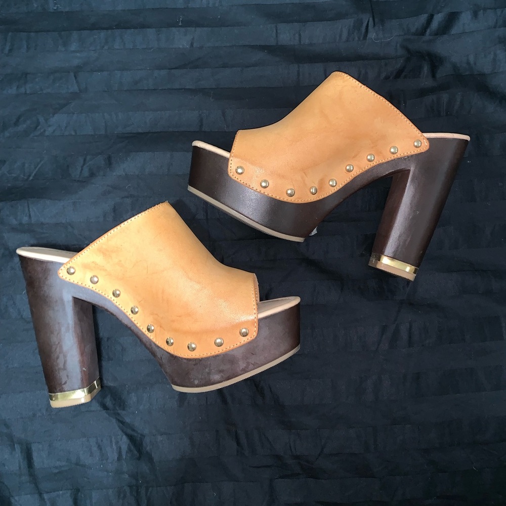 Express Platform Slip On Heels